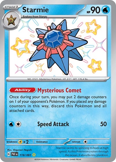 Starmie #119 Paldean Fates