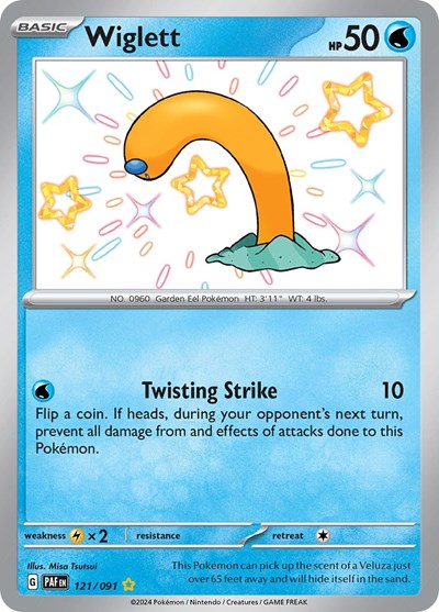 Wiglett #121 Paldean Fates
