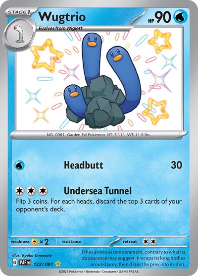 Wugtrio #122 Paldean Fates