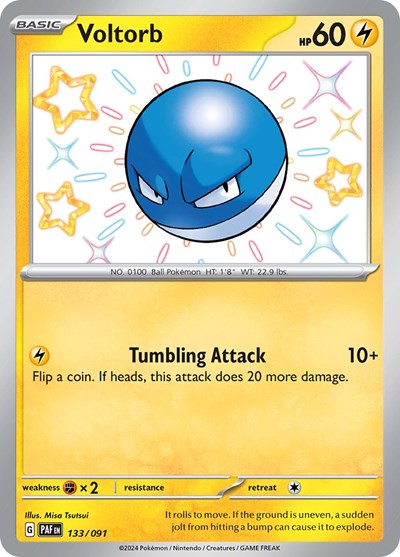 Voltorb #133 Paldean Fates