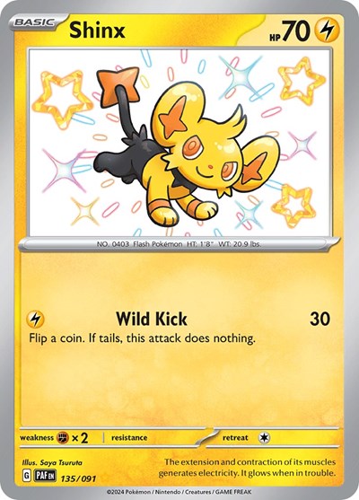Shinx #135 Paldean Fates