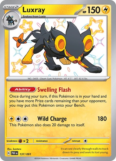 Luxray #137 Paldean Fates