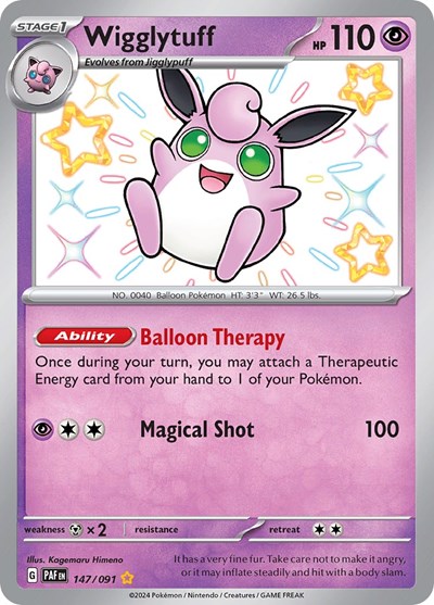 Wigglytuff #147 Paldean Fates