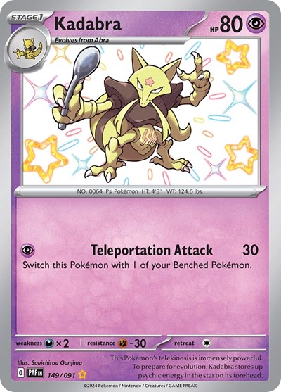 Kadabra #149 Paldean Fates