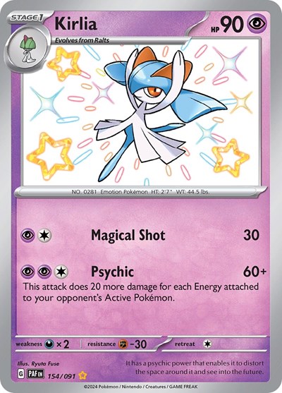 Kirlia #154 Paldean Fates
