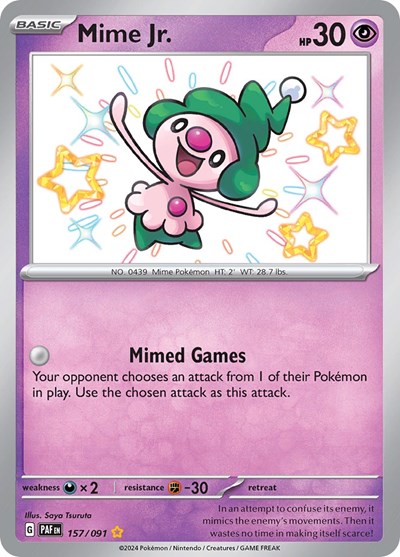 Mime Jr. #157 Paldean Fates