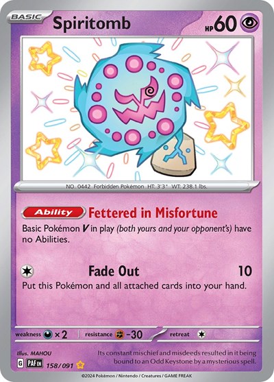 Spiritomb #158 Paldean Fates