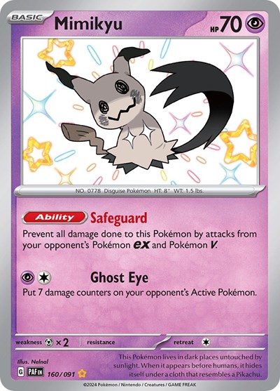 Mimikyu #160 Paldean Fates