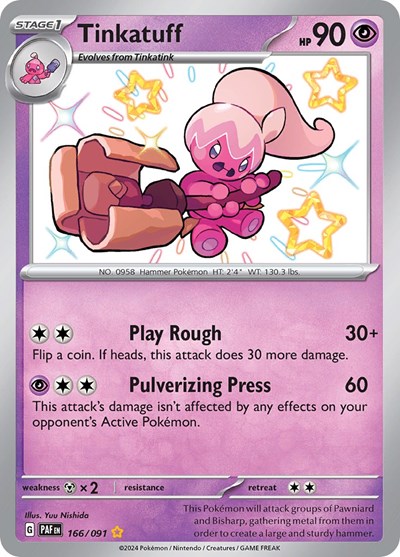 Tinkatuff #166 Paldean Fates