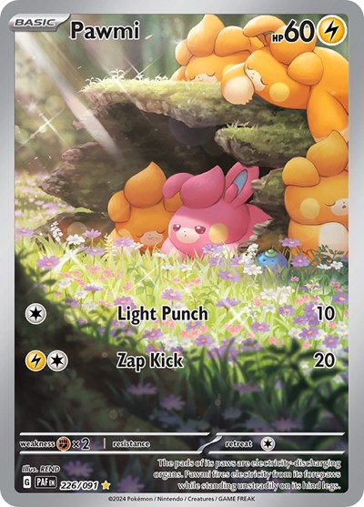 Pawmi #226 Paldean Fates