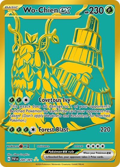 Wo-Chien ex #240 Paldean Fates