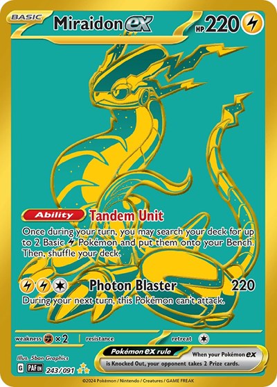 Miraidon ex #243 Paldean Fates
