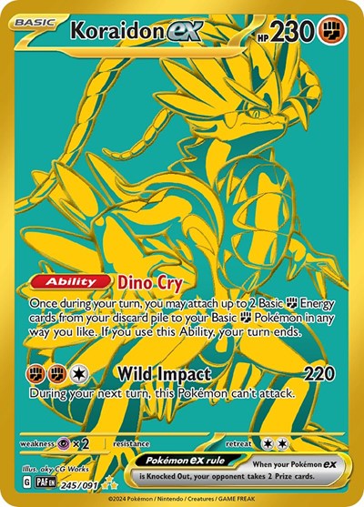 Koraidon ex #245 Paldean Fates