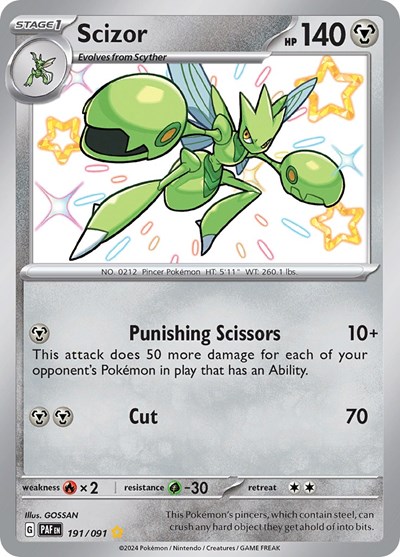 Scizor #191 Paldean Fates