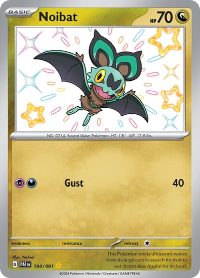 Noibat #194 Paldean Fates