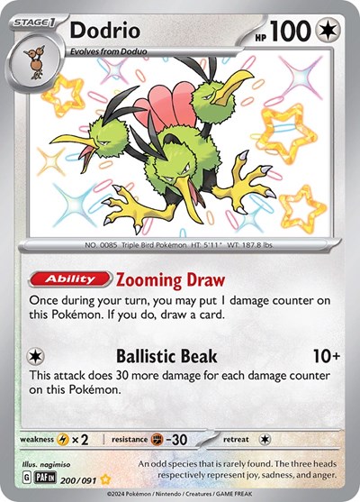 Dodrio #200 Paldean Fates