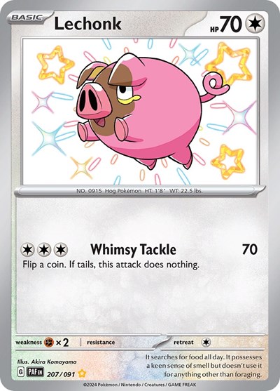 Lechonk #207 Paldean Fates