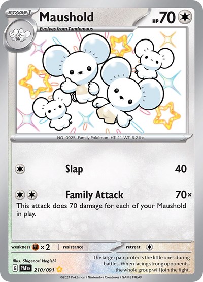 Maushold #210 Paldean Fates