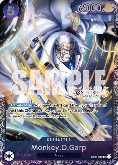 Monkey.D.Garp (Treasure Cup) One Piece Promotion Cards