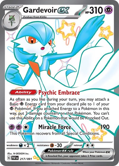 Gardevoir ex #217 Paldean Fates
