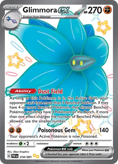 Glimmora ex #218 Paldean Fates