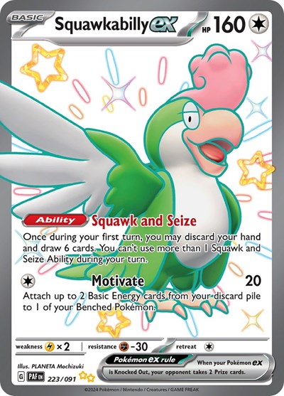 Squawkabilly ex #223 Paldean Fates