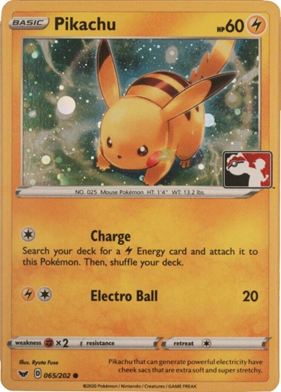 Pikachu #65 League & Championship Cards