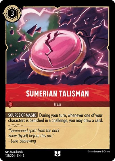 Sumerian Talisman #133 Into the Inklands