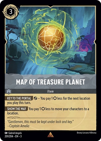 Map of Treasure Planet #201 Into the Inklands