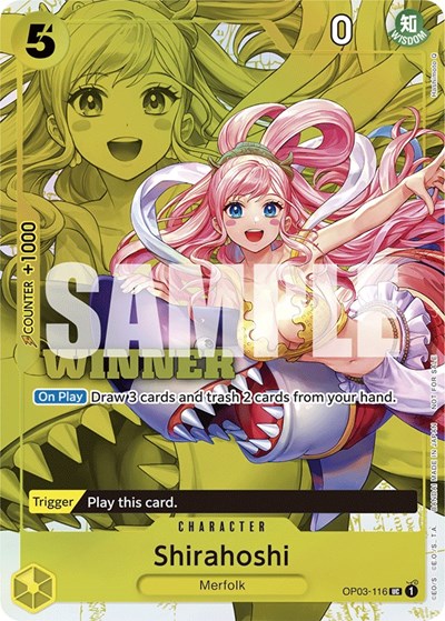 Shirahoshi (Winner Pack Vol. 6) #OP03-116 One Piece Promotion Cards