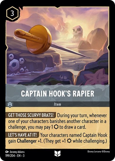 Captain Hook's Rapier #199 Into the Inklands