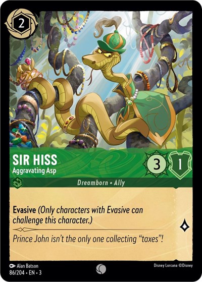 Sir Hiss - Aggravating Asp #86 Into the Inklands