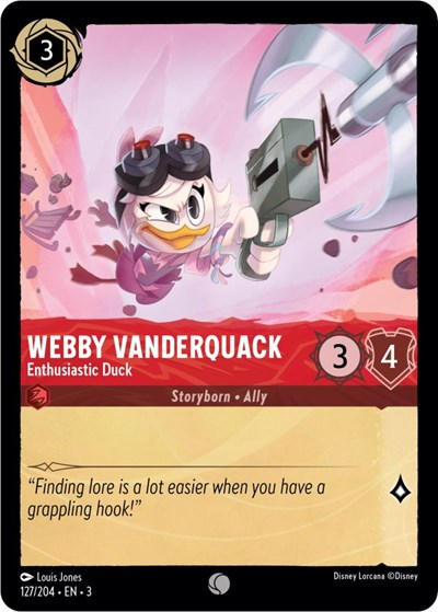 Webby Vanderquack - Enthusiastic Duck #127 Into the Inklands