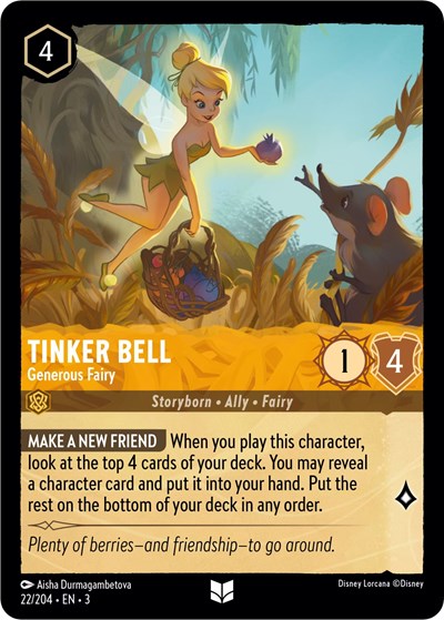 Tinker Bell - Generous Fairy #22 Into the Inklands