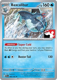 Baxcalibur #60 Prize Pack Series Cards