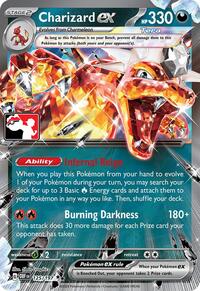 Charizard ex #125 Prize Pack Series Cards