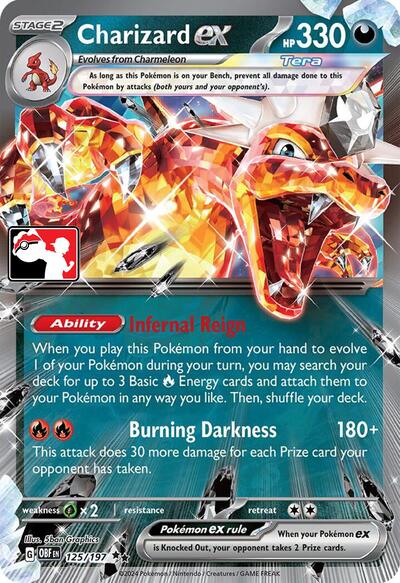 Charizard ex Prize Pack Series Cards #125