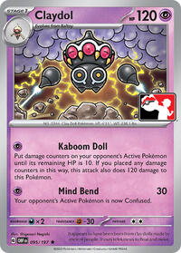 Claydol #95 Prize Pack Series Cards