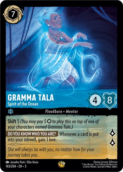 Gramma Tala - Spirit of the Ocean #143 Into the Inklands