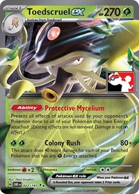 Toedscruel ex #22 Prize Pack Series Cards