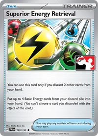 Superior Energy Retrieval #189 Prize Pack Series Cards
