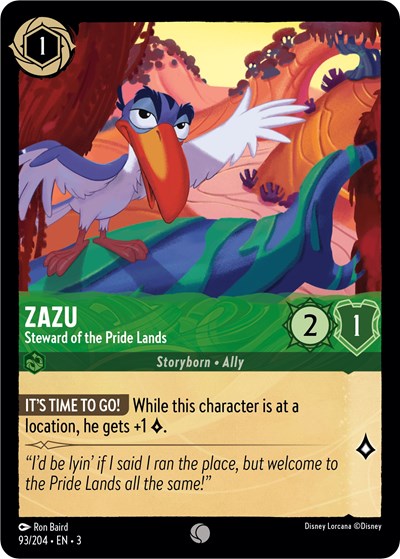 Zazu - Steward of the Pride Lands #93 Into the Inklands