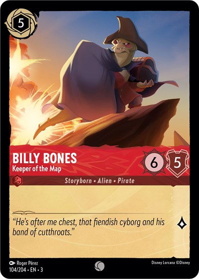 Billy Bones - Keeper of the Map #104 Into the Inklands