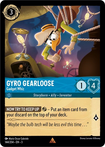 Gyro Gearloose - Gadget Whiz #144 Into the Inklands