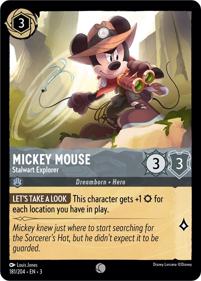 Mickey Mouse - Stalwart Explorer #181 Into the Inklands