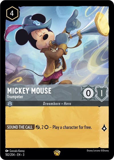 Mickey Mouse - Trumpeter #182 Into the Inklands