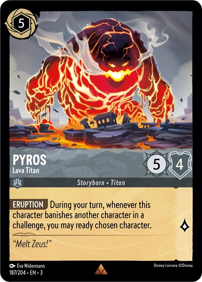 Pyros - Lava Titan #187 Into the Inklands