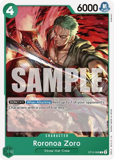Roronoa Zoro #ST12-008 Starter Deck 12: Zoro and Sanji