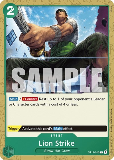 Lion Strike #ST12-016 Starter Deck 12: Zoro and Sanji
