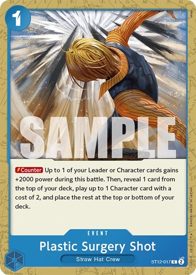 Plastic Surgery Shot #ST12-017 Starter Deck 12: Zoro and Sanji